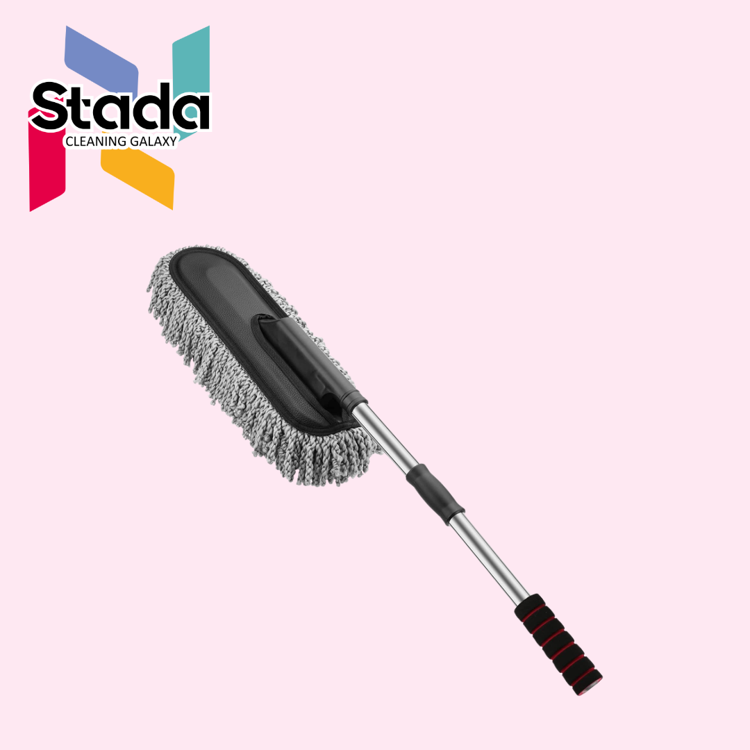 Chenille Car Duster With Stainless Steel Extendable Rod